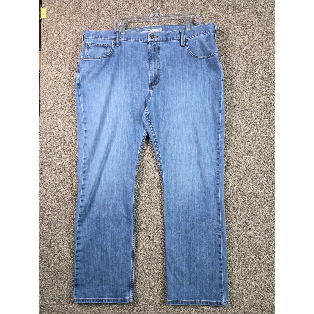 Carhartt Jeans Men 42x30 Blue Relaxed Fit Straight Leg Denim 102804-964‎
